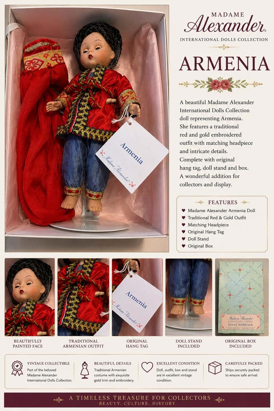 Madame Alexander International Dolls Collection Armenia Doll 50445